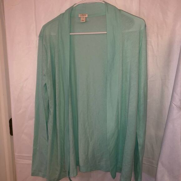 J.Crew Teal Cardigan - Picture 1 of 3